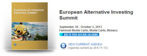 Alternative Investing Summit, Monte Carlo, Monaco