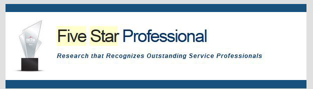 Lee Mirman awarded Five Star  Professional Award