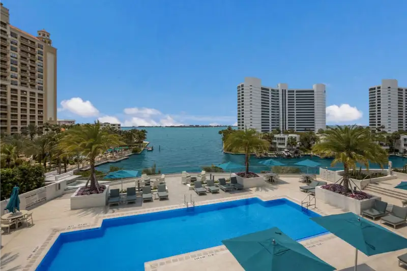 Ritz-Carlton Residences Sarasota pool area