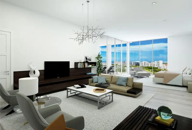 Epoch Sarasota living room view