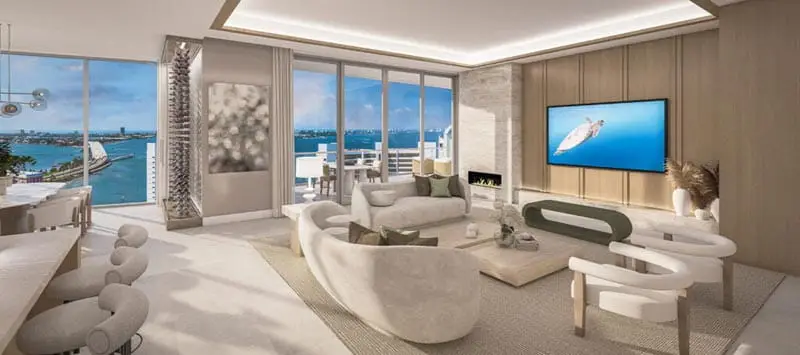 Ritz-Carlton Residences Sarasota Bay TV Room