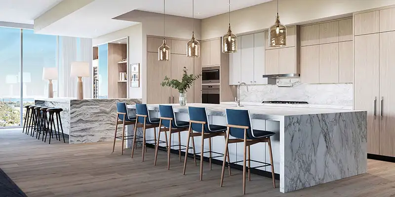 Rosewood Residences Lido Key kitchen