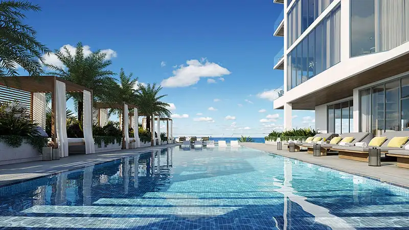 Rosewood Residences Lido Key pool