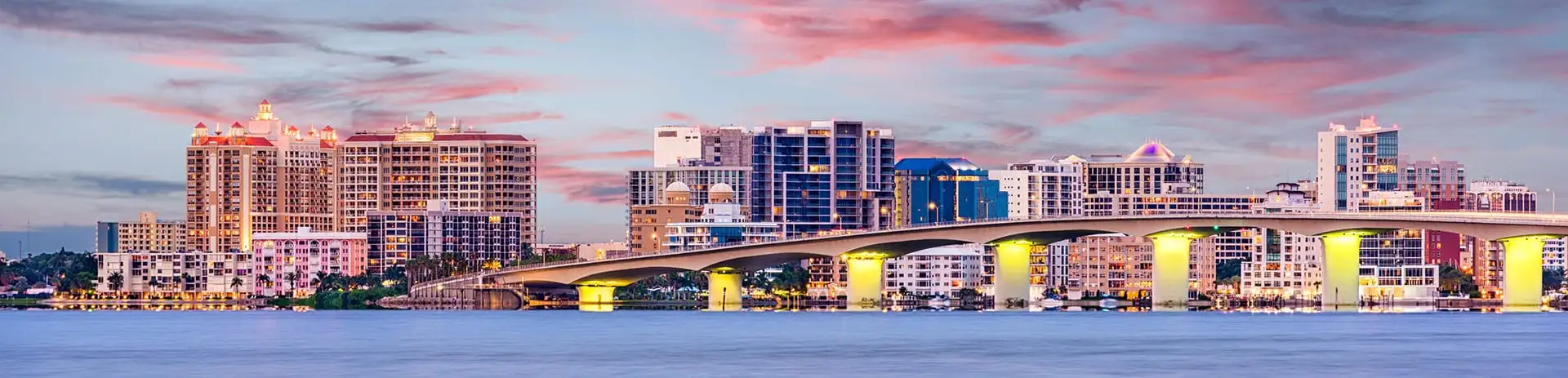 Skyline of Sarasota Florida