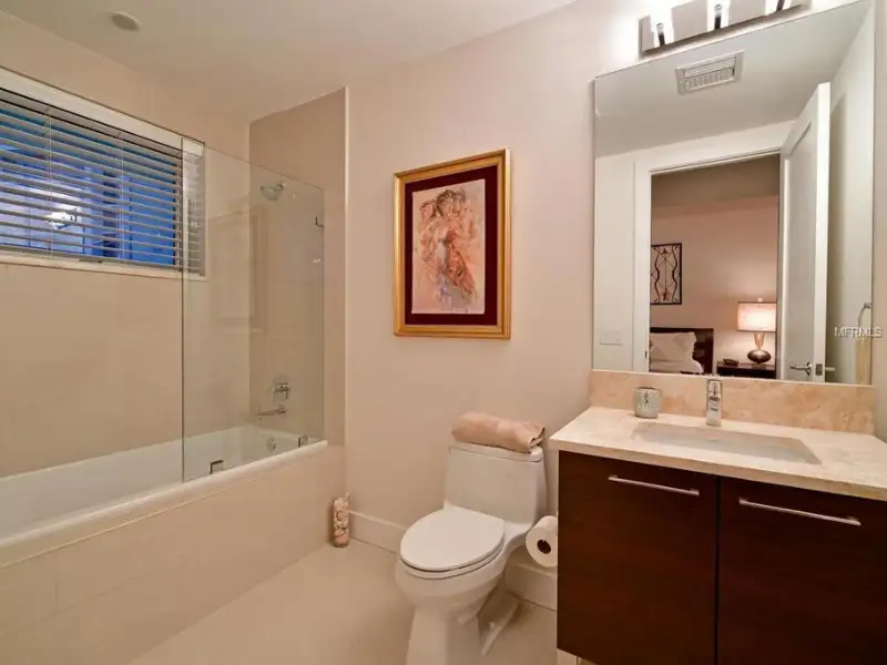 The Vue guest bath