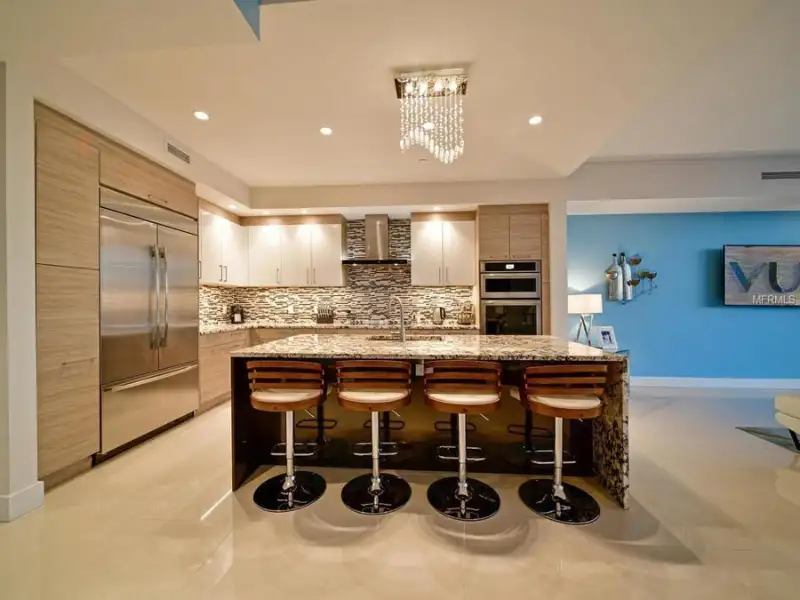 The Vue Kitchen island