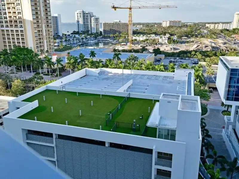 The Vue Sarasota roof area