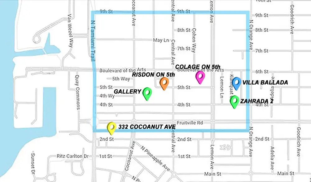 Rosemary District New Construction Map