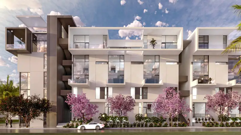 The Gallery Sarasota Condos exterior South